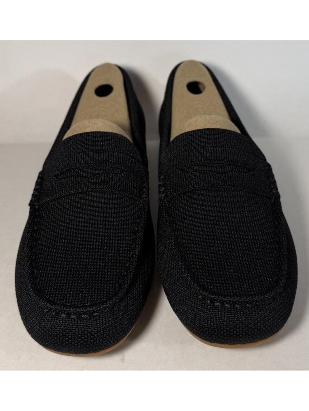 ROTHY'S The Daily Driver Loafers 303-001 Black Pegged Outsol